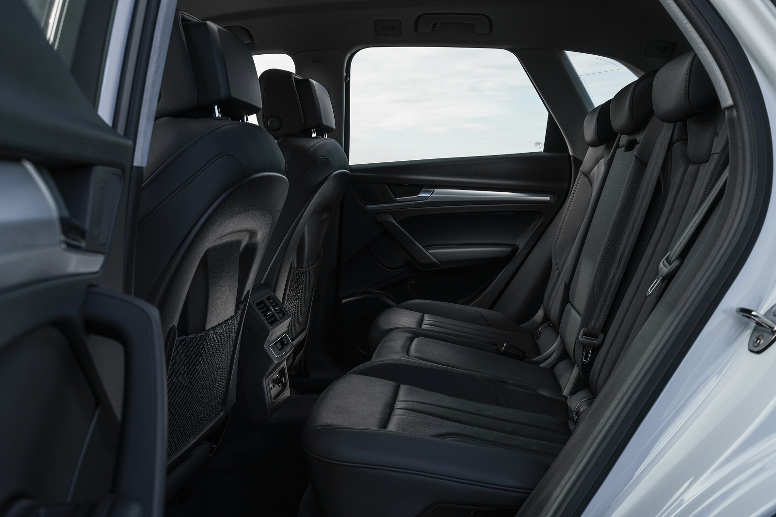 Rear interior of an Audi Q5